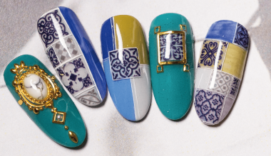 巴洛克地磚 ｜專業美甲｜沙龍應用｜NLT教學部｜貼紙｜Alashi｜教學