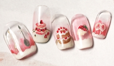 草莓圓舞曲 ｜專業美甲｜沙龍應用｜台灣老師｜Evie｜教學