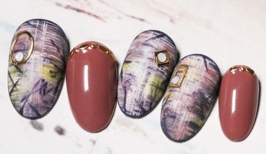 淡默渲彩 ｜專業美甲｜沙龍應用｜台灣老師｜格紋｜菲菲｜毛呢｜毛衣｜教學