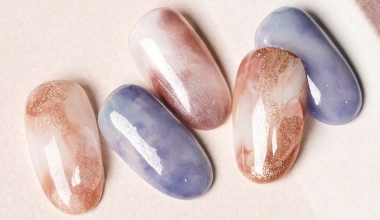 春意暈染 ｜DIY美甲｜彩繪｜NLT教學部｜暈染｜子蒨｜水滴｜教學