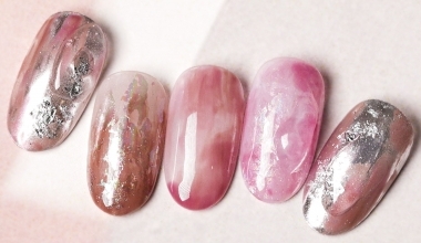 Bohemia ｜DIY美甲｜彩繪｜NLT教學部｜子蒨｜鏡面粉｜箔紙｜水滴｜教學