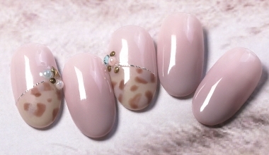 柔美豹紋 ｜DIY美甲｜彩繪｜NLT教學部｜基礎彩繪｜子蒨｜動物｜豹紋｜法式｜教學