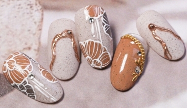 安格拉陶瓷花 ｜專業美甲｜沙龍應用｜台灣老師｜花｜HuiHui｜教學