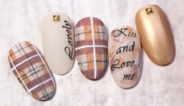 英倫格紋 ｜DIY美甲｜彩繪｜NLT教學部｜格紋｜子蒨｜教學