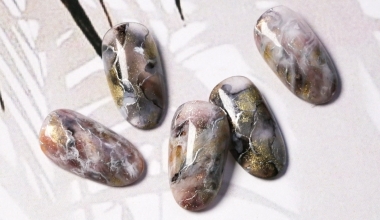 金礦石紋 ｜專業美甲｜沙龍應用｜台灣老師｜石紋｜東東｜暈染液｜金屬膠｜教學