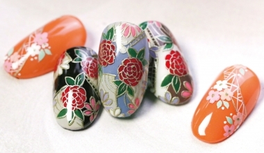 和風花卉(一) ｜專業美甲｜沙龍應用｜台灣老師｜花｜Candice｜教學