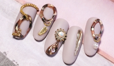 日曜琥珀 ｜專業美甲｜沙龍應用｜台灣老師｜沙龍彩繪設計｜Kat｜金箔｜教學