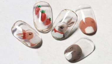 兔子先生與兔子小姐 ｜專業美甲｜沙龍應用｜台灣老師｜沙龍彩繪設計｜Evie｜動物｜兔子｜教學影片