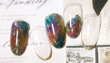 迷幻冉冉 ｜專業美甲｜沙龍應用｜台灣老師｜暈染｜Kaka｜箔紙｜教學