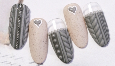 溫暖毛衣 ｜專業美甲｜沙龍應用｜NLT教學部｜沙龍彩繪設計｜Alashi｜教學