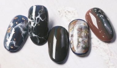 夜 ｜專業美甲｜沙龍應用｜NLT教學部｜暈染｜JOJO｜金箔｜教學