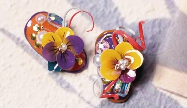 指尖精工三色堇 ｜專業美甲｜沙龍應用｜台灣老師｜花｜Kaka｜珍珠｜教學