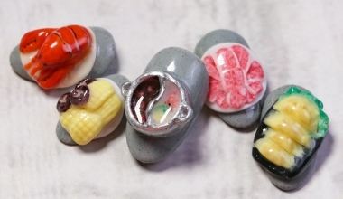 鴛鴦麻辣鍋粉雕 ｜專業美甲｜沙龍應用｜台灣老師｜粉雕｜菲菲｜食物｜教學