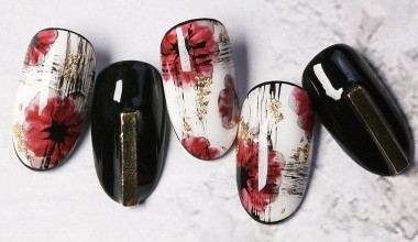 個性面紗 ｜專業美甲｜沙龍應用｜台灣老師｜花｜Nicole｜教學