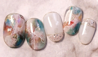 彩光寶石 ｜專業美甲｜沙龍應用｜台灣老師｜石紋｜Ting｜教學