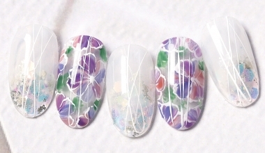 嫣紫 ｜專業美甲｜沙龍應用｜台灣老師｜花｜Candice｜教學