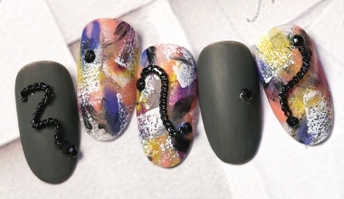 塗鴉藝術家 ｜專業美甲｜沙龍應用｜台灣老師｜異素材｜Kaka｜奶油膠｜教學