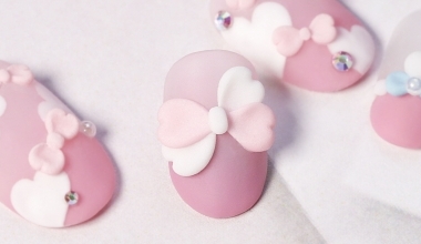 雙層花瓣蝴蝶結 ｜專業美甲｜沙龍應用｜台灣老師｜粉雕｜Yumi｜教學