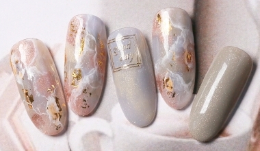 粉砂金暈染應用 ｜專業美甲｜沙龍應用｜台灣老師｜暈染｜Kat｜箔紙｜液態彩繪膠｜教學