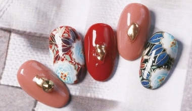 和風花繪 ｜專業美甲｜沙龍應用｜台灣老師｜花｜Candice｜和風｜教學