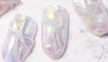 極光氣質蝴蝶結 ｜專業美甲｜沙龍應用｜NLT教學部｜異素材｜JOJO｜箔紙｜鏡面粉｜教學