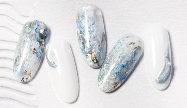 珍珠流沙 ｜專業美甲｜沙龍應用｜NLT教學部｜沙龍彩繪設計｜Alashi｜珠光｜暈染｜暈染液｜教學