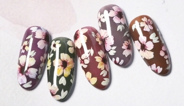 復古碎花衫 ｜專業美甲｜沙龍應用｜台灣老師｜花｜東東｜奶油膠｜教學