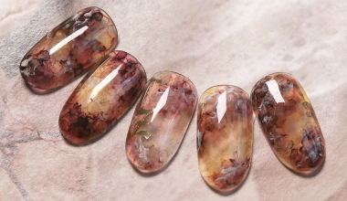 文甲 ｜專業美甲｜沙龍應用｜NLT教學部｜暈染液｜暈染｜琥珀｜教學