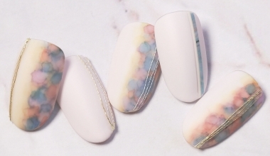 糖衣金絲 ｜專業美甲｜沙龍應用｜NLT教學部｜暈染液｜暈染｜金線｜教學