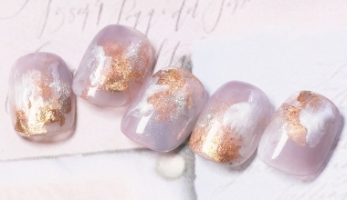 紫芋流沙 ｜專業美甲｜沙龍應用｜台灣老師｜暈染｜Nailman Vic｜暈染液｜金箔｜本丸監製色｜教學影片