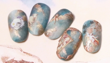 魔鬼與天使 ｜專業美甲｜沙龍應用｜台灣老師｜貼紙｜JOJO｜奶油膠｜教學