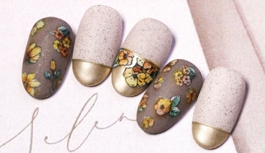 春繪暈彩花卉 ｜專業美甲｜沙龍應用｜台灣老師｜花｜東東｜貼紙｜暈染液｜教學