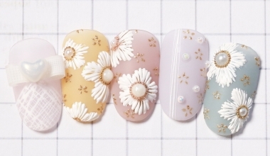 新春 ｜專業美甲｜沙龍應用｜台灣老師｜花｜JOJO｜奶油膠｜鏡面粉｜微立體｜教學