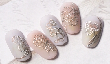 霧裏看花 ｜專業美甲｜沙龍應用｜NLT教學部｜花｜JOJO｜奶油膠｜教學