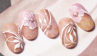 追夢 ｜專業美甲｜沙龍應用｜NLT教學部｜花｜JOJO｜砂糖粉｜電鍍珠｜珍珠｜教學