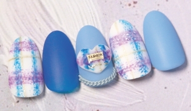 毛衣愛心 ｜專業美甲｜沙龍應用｜台灣老師｜格紋｜Nicole｜毛尼｜粉雕｜秋冬｜教學