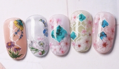 說時依舊 ｜專業美甲｜沙龍應用｜NLT教學部｜貼紙｜JOJO｜花｜花磚｜異素材｜教學