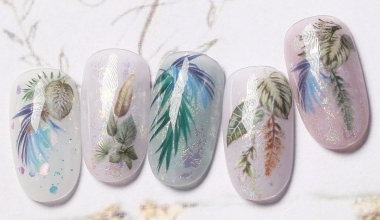 微境森林 ｜專業美甲｜沙龍應用｜NLT教學部｜貼紙｜JOJO｜植物｜異素材｜教學