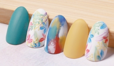 夏日叢林 ｜專業美甲｜沙龍應用｜台灣老師｜花｜Nicole｜奶油膠｜教學