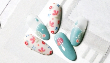 清新田園花布 ｜專業美甲｜沙龍應用｜NLT教學部｜花｜Alashi｜教學