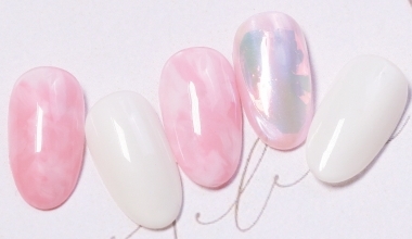 粉紅暈染&冰塊美甲 ｜DIY美甲｜DIY美甲｜台灣老師｜異素材｜Nicole｜箔紙｜星空貼｜夏｜教學