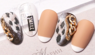 皮草裝扮 ｜專業美甲｜沙龍應用｜台灣老師｜沙龍彩繪設計｜Nicole｜動物｜豹紋｜鍊條｜教學