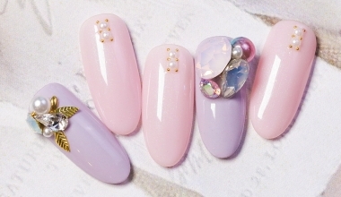 PRESTO鑲鑽凝膠應用-立體貼鑽(免清鑲鑽凝膠-Rich、鑲鑽凝膠) ｜專業美甲｜沙龍應用｜沙龍彩繪設計｜暈染｜Alashi｜教