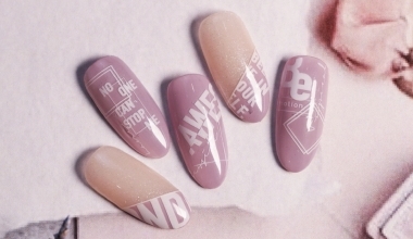 清新文字設計 ｜專業美甲｜沙龍應用｜NLT教學部｜異素材｜Alashi｜貼紙｜教學