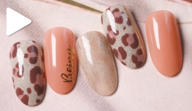 焦糖豹紋 ｜DIY美甲｜DIY美甲｜NLT教學部｜指甲油｜Alashi｜動物｜豹紋｜教學