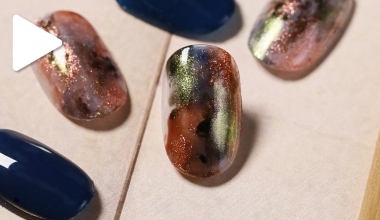 個性暈染 ｜專業美甲｜沙龍應用｜台灣老師｜暈染｜Toby｜異素材｜鏡面粉｜教學