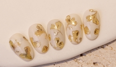 秋日精靈 ｜專業美甲｜沙龍應用｜台灣老師｜沙龍彩繪設計｜菲菲｜金箔｜秋｜銀杏｜教學影片
