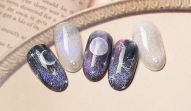 #星塵宇宙 ｜專業美甲｜沙龍應用｜NLT教學部｜沙龍彩繪設計｜Alashi｜星空｜夜空｜教學影片