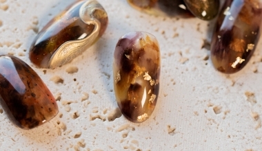 #暮色礦金 ｜專業美甲｜沙龍應用｜NLT教學部｜沙龍快速款｜Alashi｜暈染｜琥珀｜金箔｜教學影片