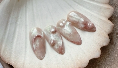 #珠貝 ｜專業美甲｜沙龍應用｜台灣老師｜不規則造型｜Kuhana｜鏡面粉｜微立體｜凹凸｜教學影片